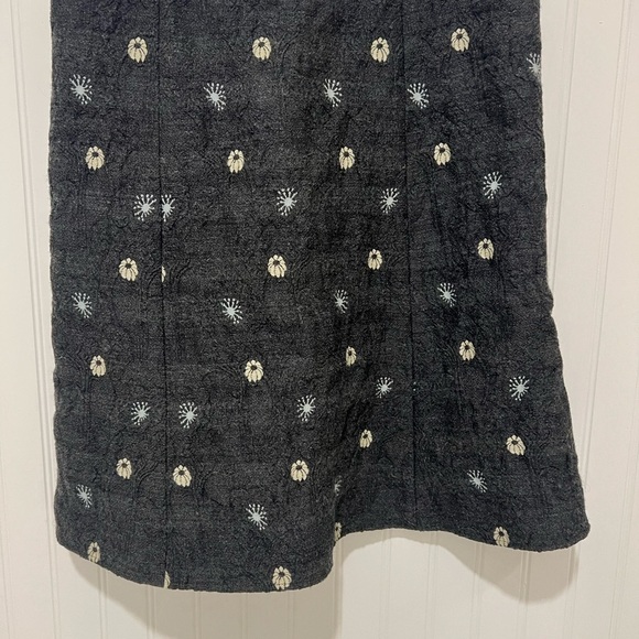 Emporio Armani Dresses & Skirts - Emporio Armani Gray Skirt with White Floral Accents